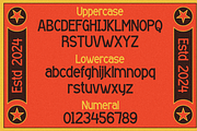 Proscate - Hand Lettered Retro, a Sans Serif Font by MaikoHatta (Thumbnail 6 of 7)