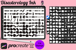 Paint Brush Swatches Set 3 Procreate