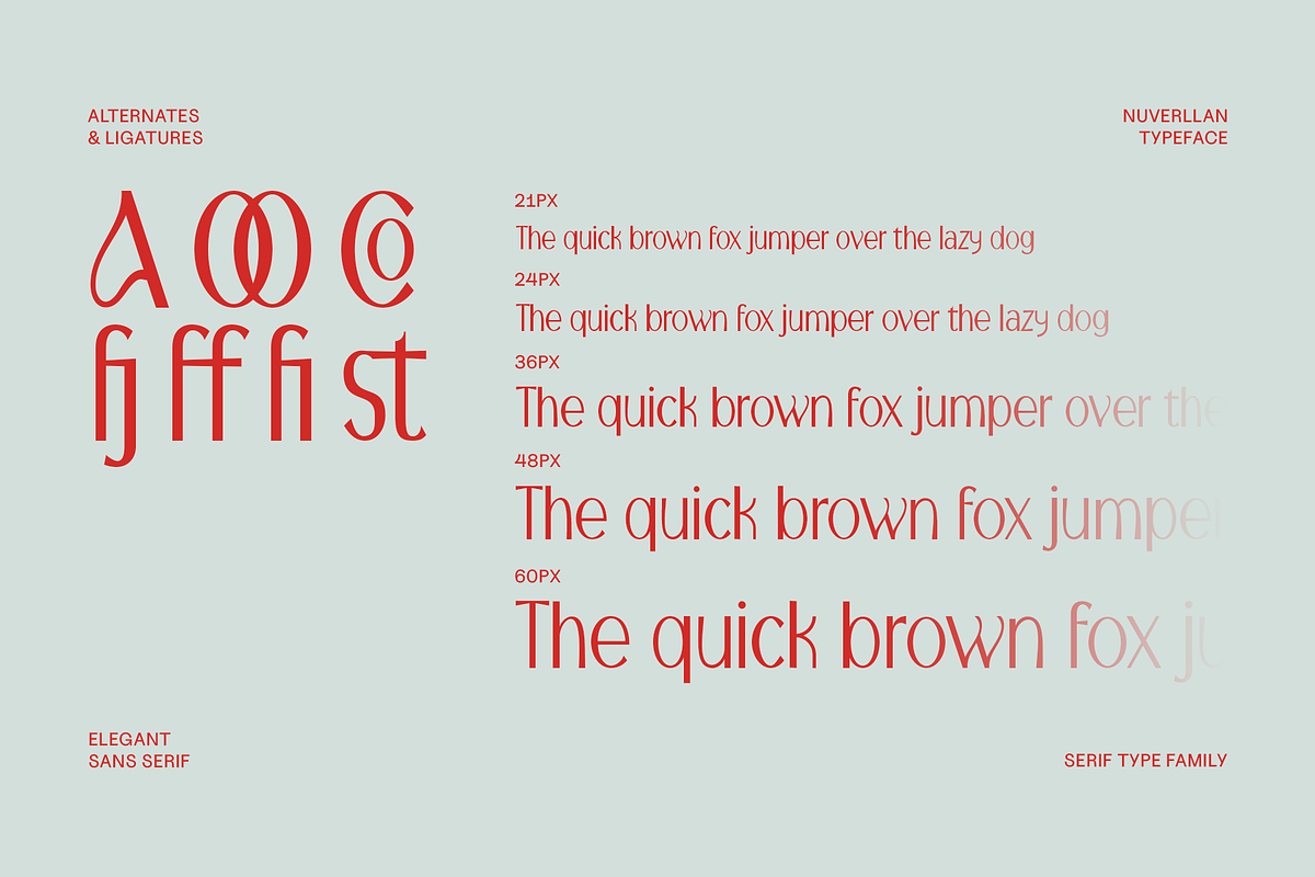 Nuvellan - Elegant Sans Serif Font, a Font by Indotype Foundry (Photo 6 of 10)