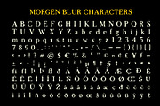 Morgen Blur, a Serif Font by Craft Supply Co. (Thumbnail 8 of 8)