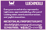 Bubble FLight font, a Sans Serif Font by weknow (Thumbnail 4 of 8)