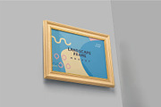 Landscape Wood Frame Mockups, an Advertising Mockup by megostudi0 (Thumbnail 4 of 6)