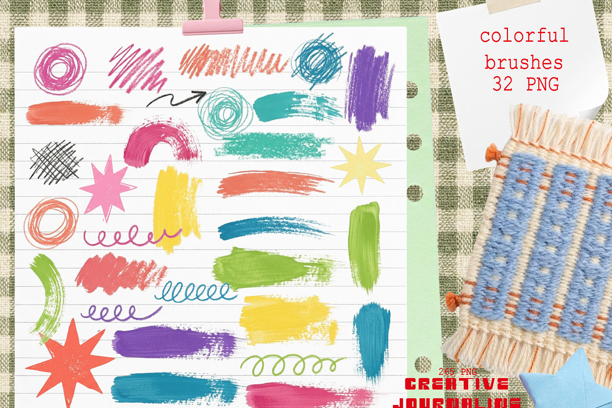 Retro Journaling Scrapbook Kit, an Object Graphic by DreamoraArt (Photo 5 of 12)