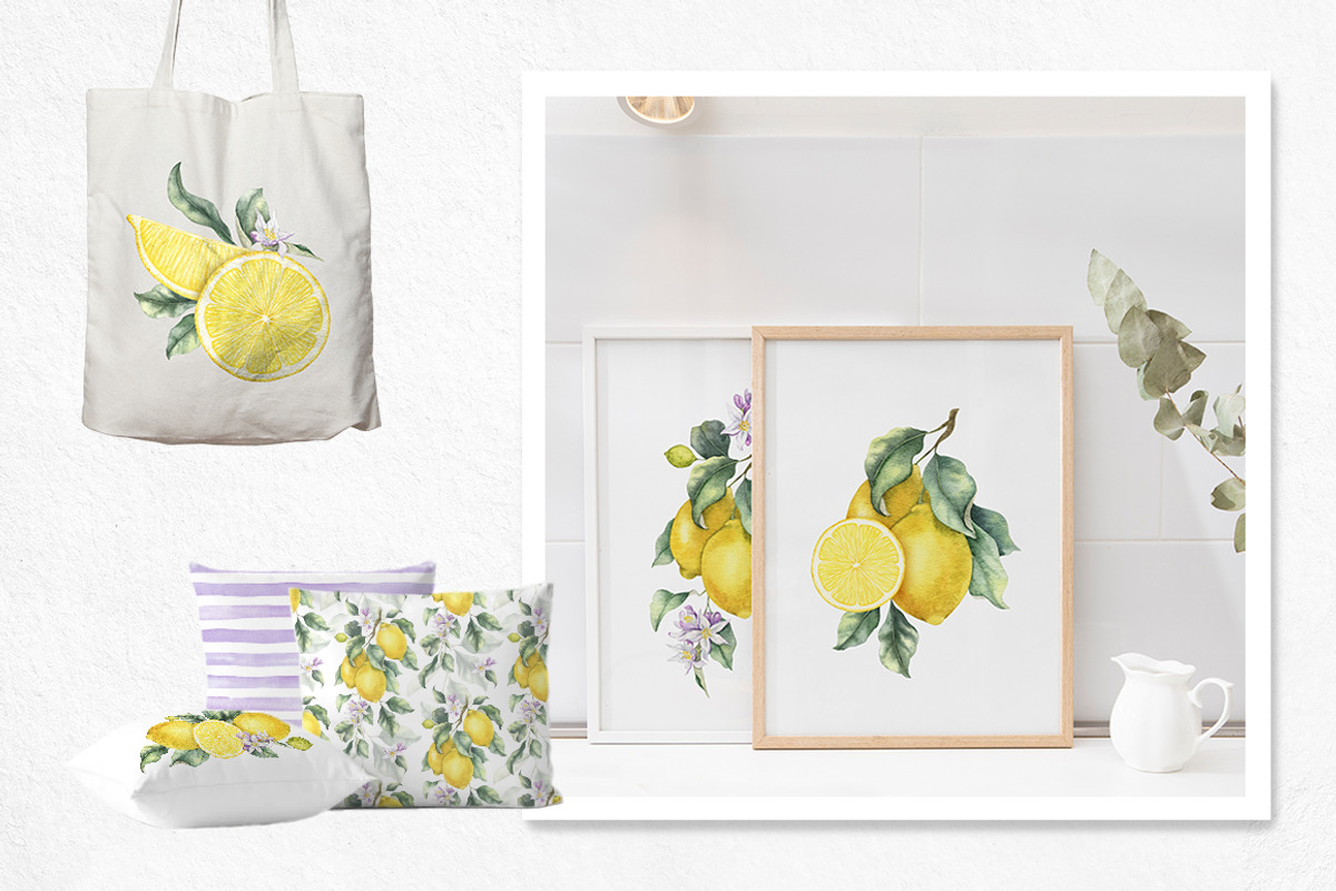 Lemon watercolor illustration, an Illustration by Fedulova Art (Photo 7 of 14)