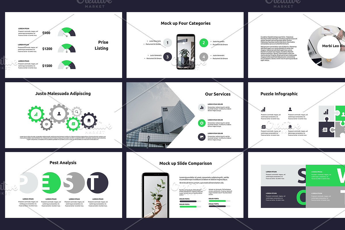 Excelencia PPTX Slides Set, a Presentation Template by MotoCMS (Photo 3 of 3)