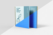 US Letter Spiral Notebook Mockup, a Books & Magazine Mockup by Illusiongraphic (Thumbnail 19 of 32)