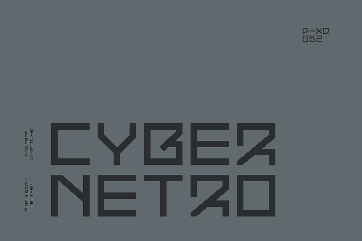 Pratg Futuristic Tech Font, a Font by baqoos (Photo 4 of 8)