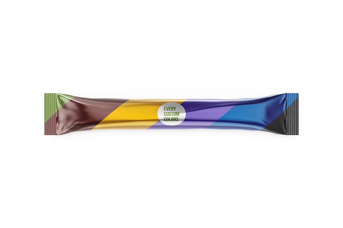 Thin Stick Sachet, a Packaging Mockup by easymock (Photo 5 of 6)