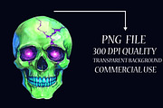 Neon Halloween Clipart Bundle, an Illustration by Libby Wishes (Thumbnail 5 of 7)