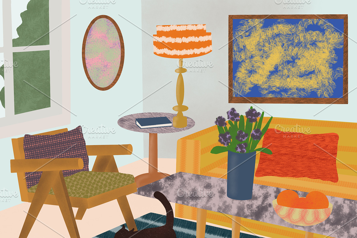 20 Decor Brushes for Procreate preview 3