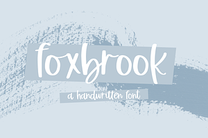 Foxbrook Handwriting Font