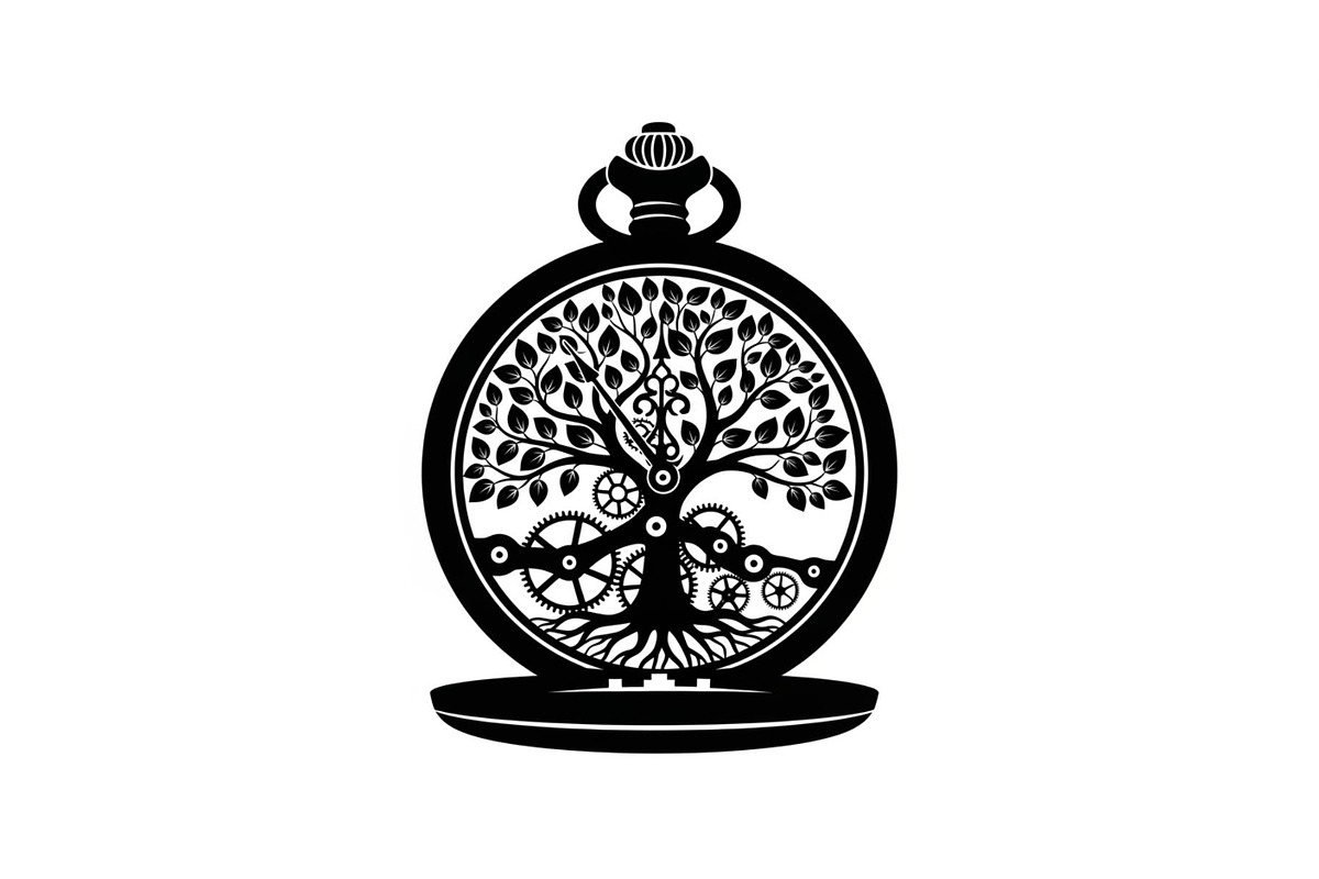 Steampunk Tree of Life Symbol Bundle, an Illustration by yasushie (Photo 25 of 31)