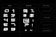 VB Mixow - Futuristic Display Font, a Sans Serif Font by VALIANTBROTHA (Thumbnail 3 of 11)