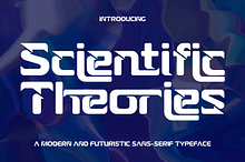 Scientific Theories - Cyber Font