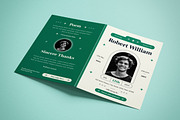 Funeral Program, a Card Template by graphicook (Thumbnail 2 of 3)
