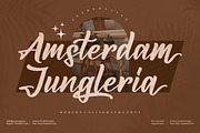 Amsaterdam Jungleria, a Script Font by Integritype Studio (Thumbnail 1 of 10)