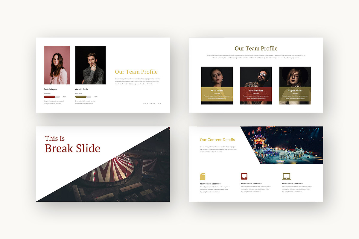 Nhub : Entertainment Bizz Powerpoint, a Presentation Template by Punkl Camp (Photo 5 of 16)