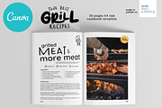 Grill Recipes Cookbook Template, a Magazine Template by DeLaGranSiete (Thumbnail 8 of 11)