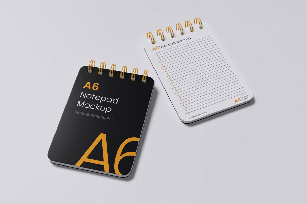 A6 Notepad Mockup, a Books & Magazine Mockup by swsi-studio (Photo 4 of 5)