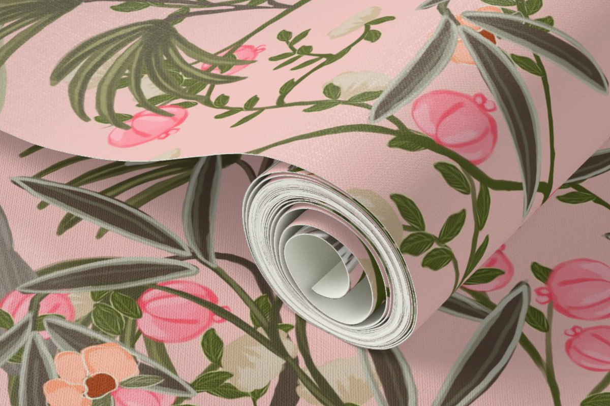 Chinoiserie floral birds pattern, a Pattern Graphic by Cotton Melon pattern Shop (Photo 6 of 7)