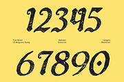 CS Bergamot Stamp, a Blackletter Font by Craft Supply Co. (Thumbnail 5 of 8)