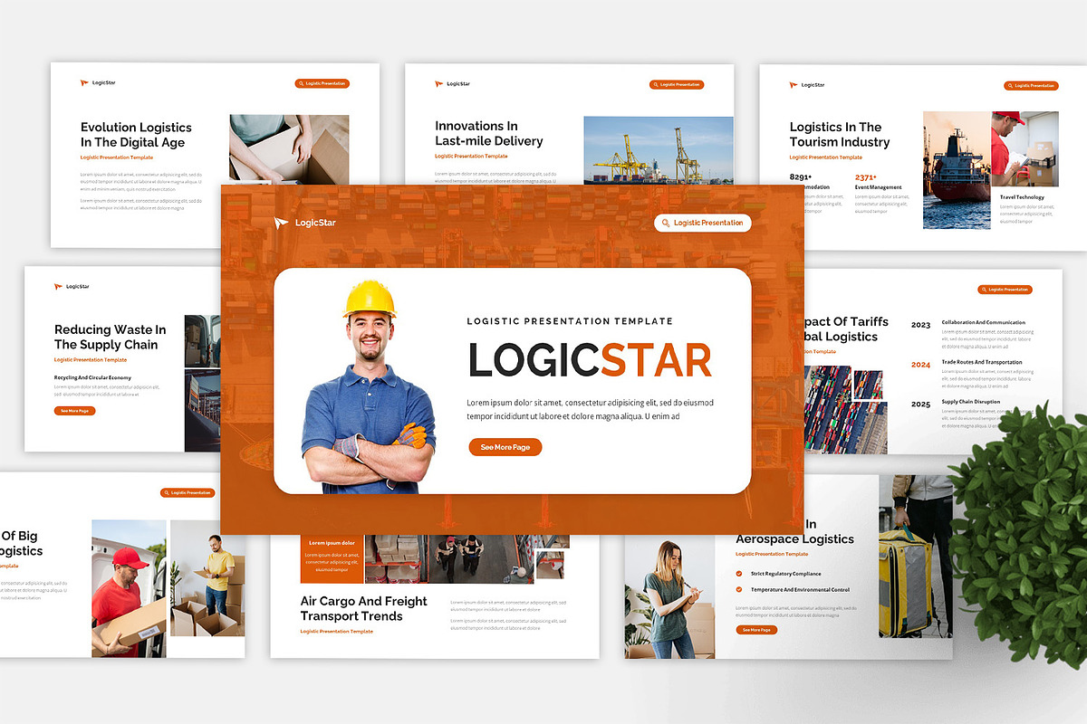 LogicStar- Google Slide Template, a Presentation Template by casanovastudio (Photo 2 of 3)