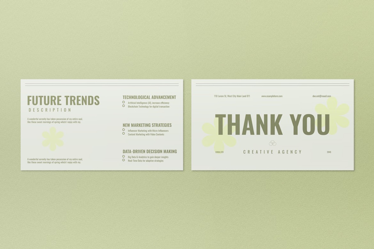 Cream Business Management PPT, a Presentation Template by graphicook (Photo 4 of 4)
