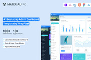 MaterialPro Bootstrap Admin Template, a Bootstrap Template by WrapPixel (Thumbnail 2 of 8)