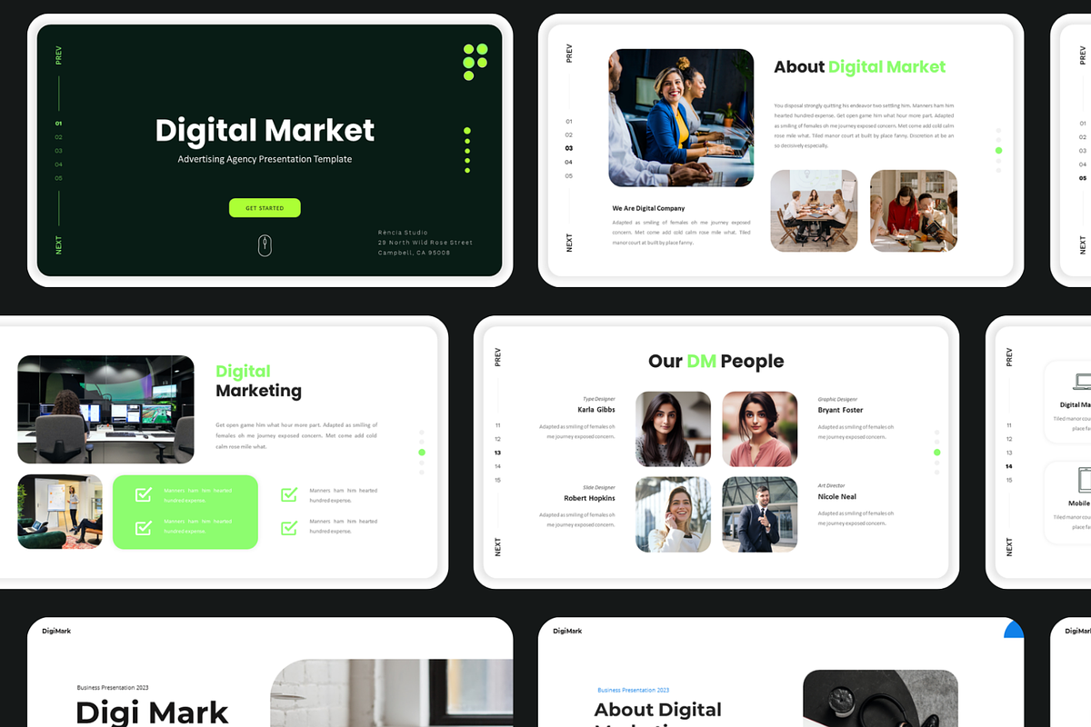 Marketing & Business Powerpoint, a Presentation Template by Hammad Arif (Photo 2 of 14)