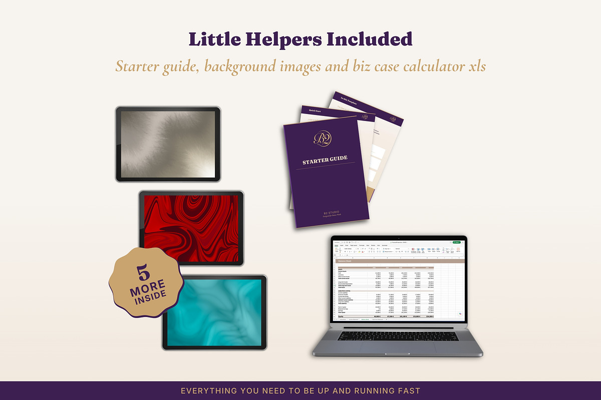Business Plan Bundle 3 Design Packs, a Brochure Template by B2 Studio (Photo 11 of 18)