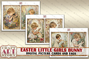 Easter little girls Bunny Collage, a Person Illustration by CraftArtStory (Thumbnail 2 of 4)