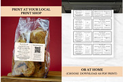 Cottage Food Law Label Template, a Business Card Template by Anna Design Studio (Thumbnail 6 of 9)