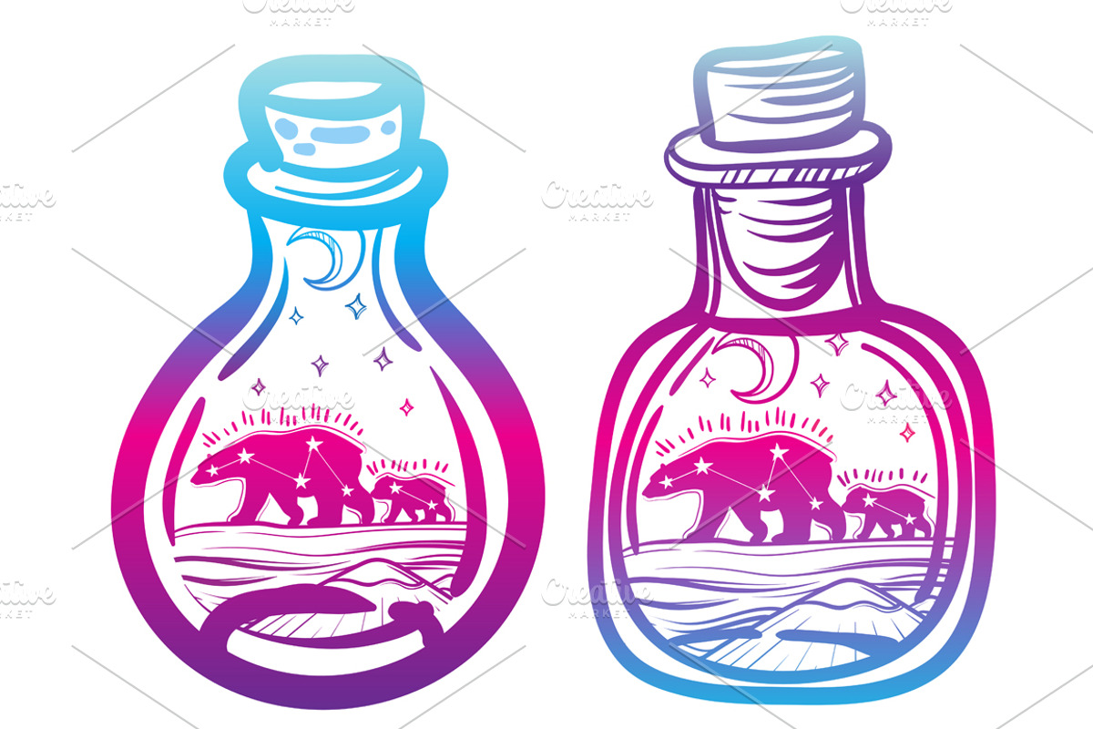 northern constellation bears, a Pattern Graphic by Vavavka (Photo 8 of 9)
