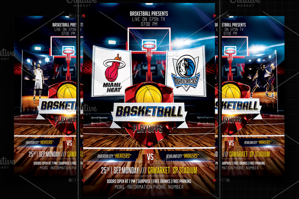 Basketball Flyer, a Flyer Template by Basez Flyers (Photo 1 of 9)