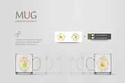 Glass Mug Animated Mockup, a Cups & Container Mockup by rebrandy (Thumbnail 7 of 10)