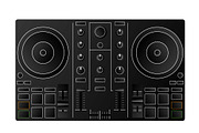 An illustrated black DJ controller, an Illustration by misign (Thumbnail 4 of 5)