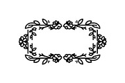 Vintage Floral Frame Vector Bundle, an Illustration by Designs_River (Thumbnail 31 of 51)
