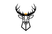 Artistic Geometric Deer Head Bundle, an Illustration by yasushie (Thumbnail 8 of 31)