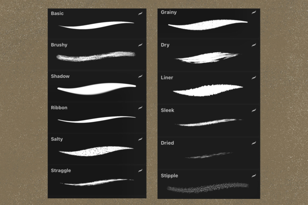 Grunge Procreate Texture Brushes, a Brush Add-On by KJP Designs (Photo 5 of 11)