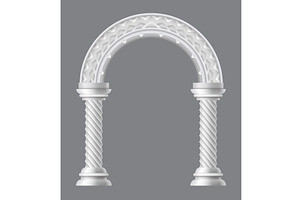 Ancient roman arch, an Object Illustration by Things for designers