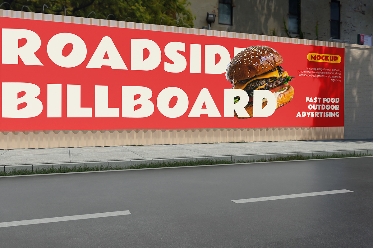 Outdoor Advertising Billboard Mockup, an Advertising Mockup by Permadi Creative (Photo 5 of 5)