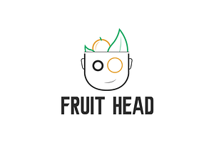 Fruit Head Logo Design