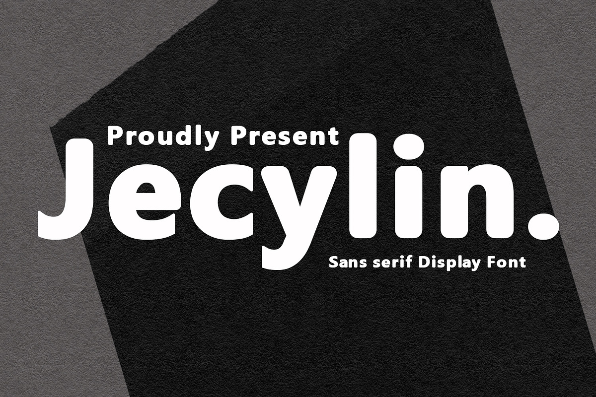 Jecylin Sans Serif Rounded Display, a Sans Serif Font by Maulana Creative (Photo 1 of 7)
