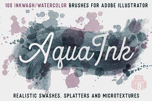 100 Watercolor/Inkwash Brushes