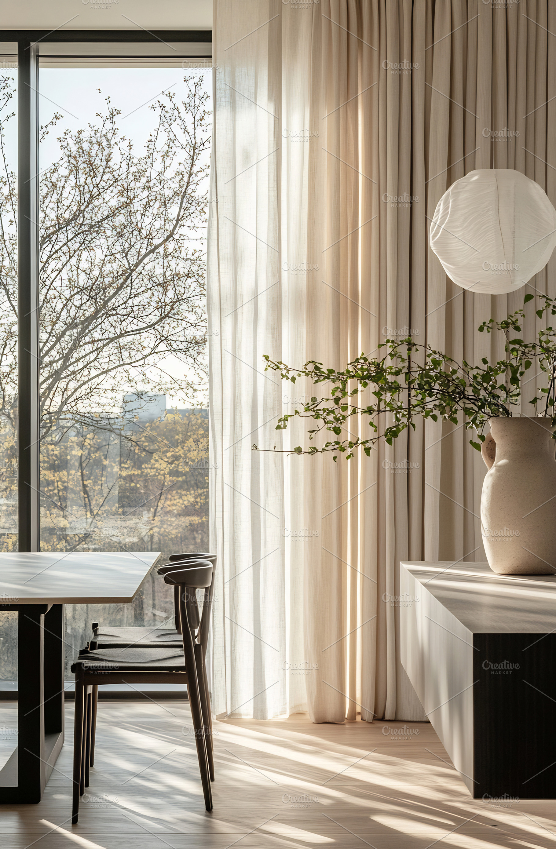 Modern interior with natural light, an Architecture Photo by Beautiful things