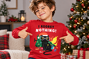 New year cat . Christmas pattern., an Animal Illustration by StudioLondon (Thumbnail 3 of 3)