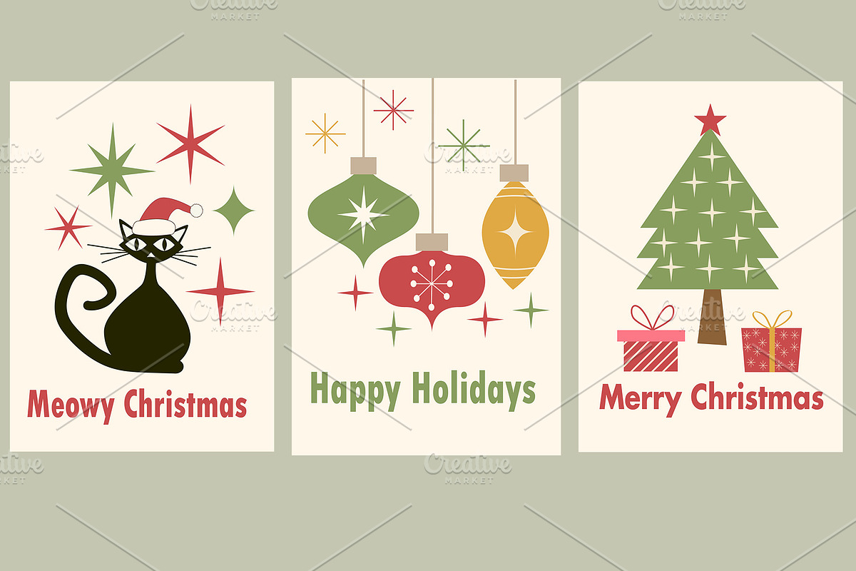Mid Century Christmas Collection, a Pattern Graphic by Yasmine Patterns (Photo 4 of 9)