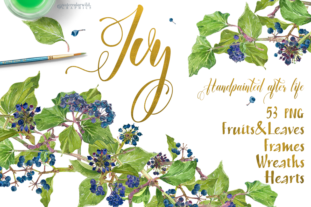 BUNDLE WHITE FLOWERS-85%, an Illustration by watercolorwild.graphics (Photo 10 of 12)