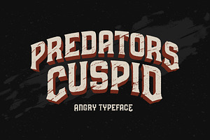 Predators Cuspid font, a Blackletter Font by Gleb Guralnyk