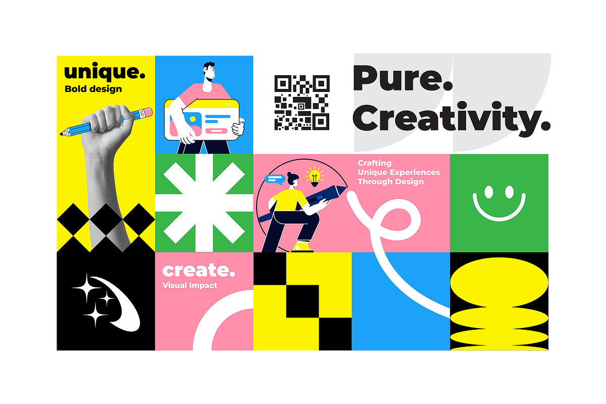 Modern Geometric Creative template, an Education Illustration by Creative Graphics (Photo 1 of 12)